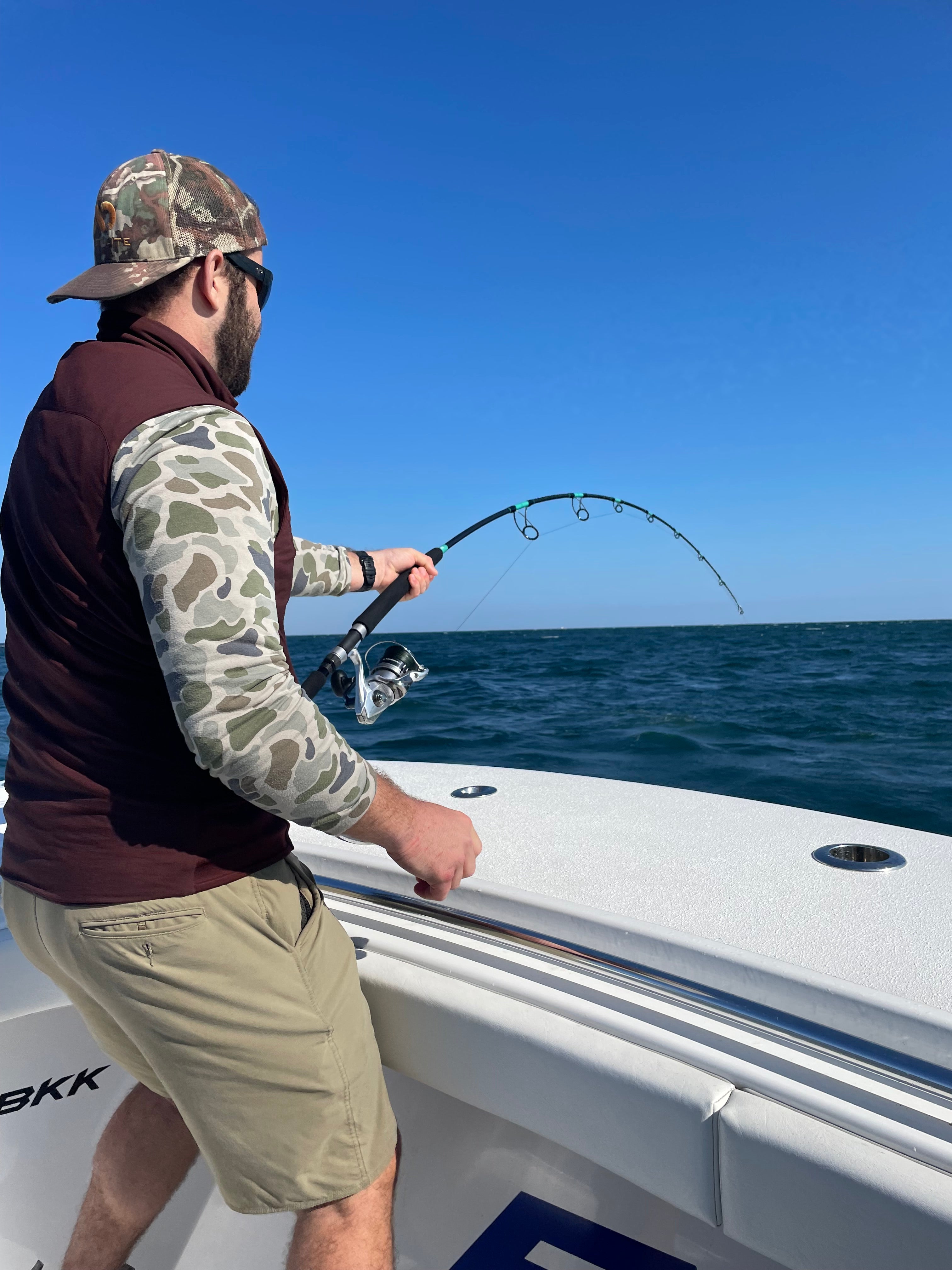 custom tuna fishing rods 80/130 Giant by ZCR Moderate fast/FastLength Tuna Popping - 8' Extra