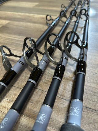custom tuna fishing rods 80/130 Giant by ZCR Moderate fast/FastLength Tuna Popping - 8' Extra