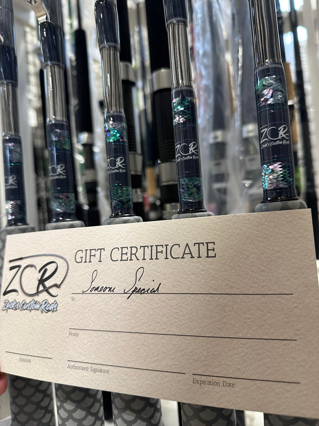 ZCR Gift Card – Zack's Custom Rods, LLC